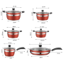 12 pcs ustensiles de cuisine