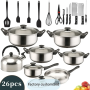 26 pcs ustensiles de cuisine