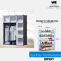Pack armoire 3 battants en plastique avec Range_chaussures offertCFA32,000