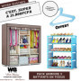 ACHAT Pack armoire 3 battants en tissus avec rangement chaussuresCFA21,900