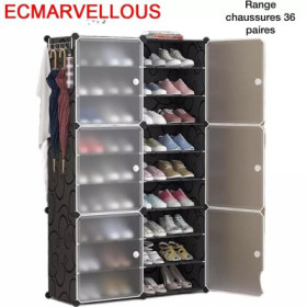 Rangement chaussure 36 paires plastiqueCFA27,500