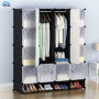 Armoire en plastique 4 battants noirCFA55,000