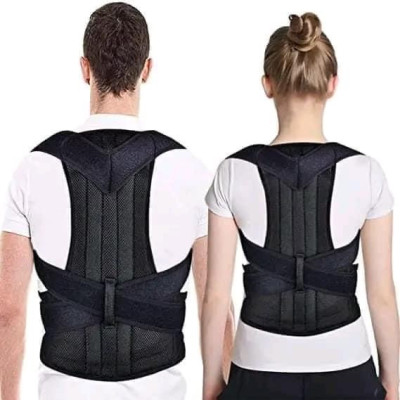 Corecteur de posture ceinture de Massage Médicale avec Soutien Dorsal pour épaule - NoirCFA6,000