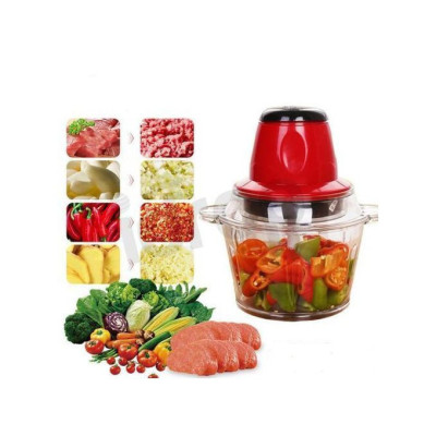 Hachoir Viande et Oignon Electrique - 250W Capacité 2 L RougeCFA8,500