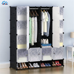 Armoire en plastique 4 battants noirCFA55,000
