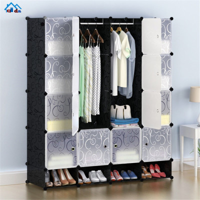 Armoire en plastique 4 battants noirCFA55,000