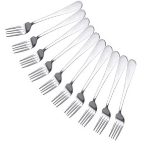 10PCS 18.5cm De Longueur Fourchette de Table Acier InoxydableCFA1,000