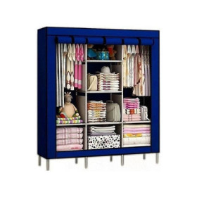 Armoire de Rangement Organisateur, Penderie de vêtement en Toile, bleuCFA18,000
