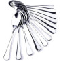 Lot de 12 Cuillères à Café Ovales en Acier Inoxydable Petites 12cmCFA5,000