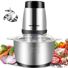 Hachoir à viande électrique en acier inoxydable 304, 2 vitesses,CFA14,000