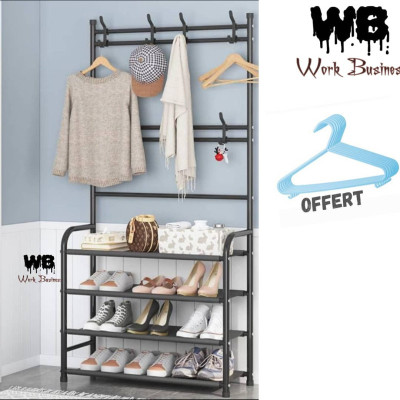 Porte-manteau et chaussures mural pour vêtements, cintre OffertCFA22,000