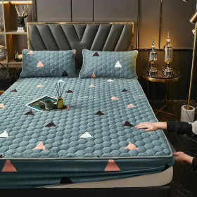 DRAP HOUSSE MATELASSÉ AVEC 2 OREILLERSCFA33,000
