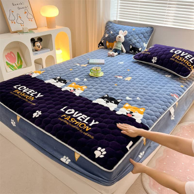 copie de DRAP HOUSSE MATELASSÉ AVEC 2 OREILLERSCFA33,000