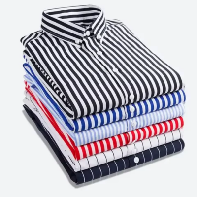 Men's striped long-sleeved shirtCFA6,000