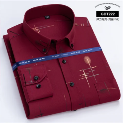 Men's striped long-sleeved shirtCFA7,550