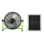 Solaire ventilateur +port usb pour téléphones